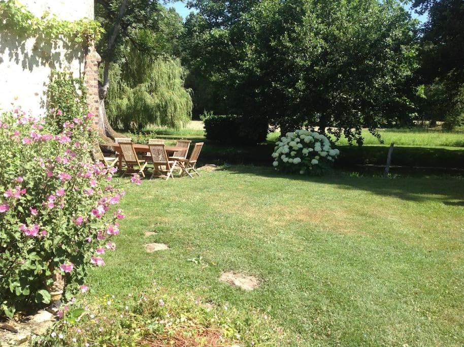 הוילה Saint-Hilaire-les-Andresis Le Foulon - Moulin De Charme - 1 Heure 30 De Paris מראה חיצוני תמונה