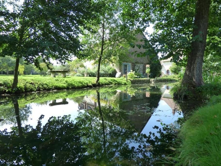 הוילה Saint-Hilaire-les-Andresis Le Foulon - Moulin De Charme - 1 Heure 30 De Paris מראה חיצוני תמונה