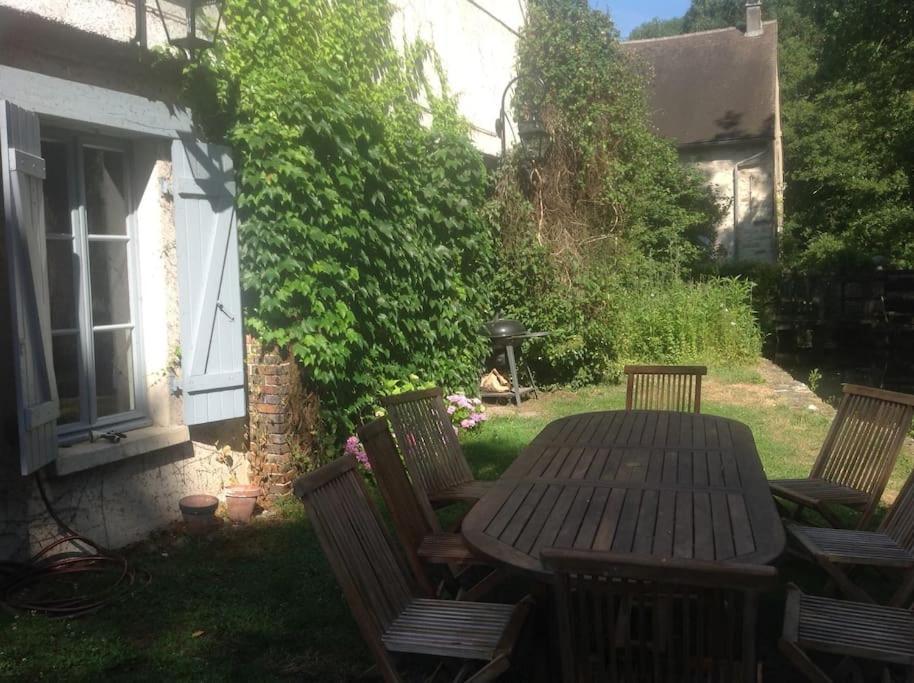 הוילה Saint-Hilaire-les-Andresis Le Foulon - Moulin De Charme - 1 Heure 30 De Paris מראה חיצוני תמונה