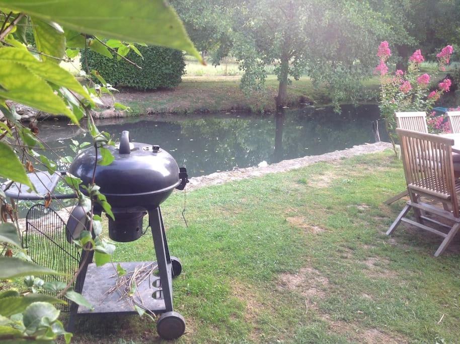הוילה Saint-Hilaire-les-Andresis Le Foulon - Moulin De Charme - 1 Heure 30 De Paris מראה חיצוני תמונה